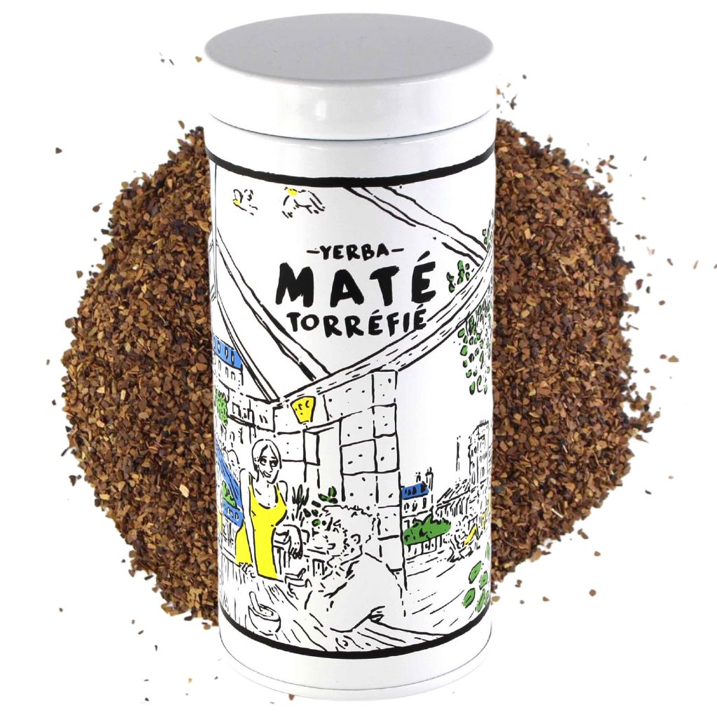 maté torréfié bio fer blanc 100g