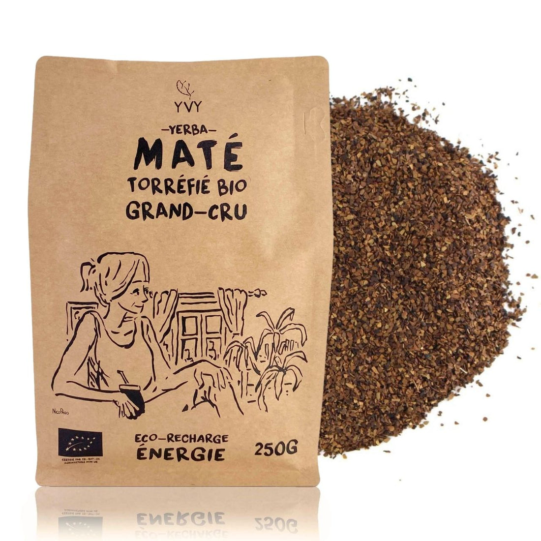 maté torréfié bio grand cru 250g