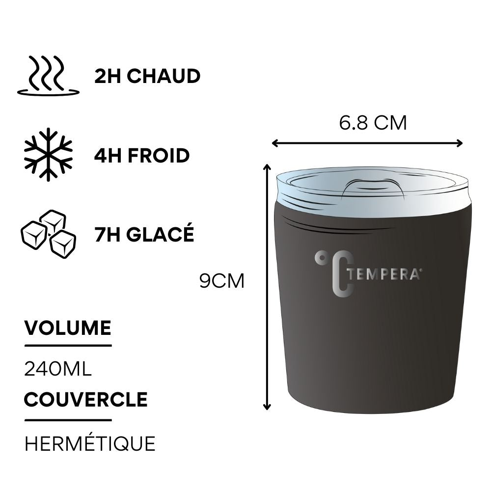 calebasse à maté acier inoxydable tempera
