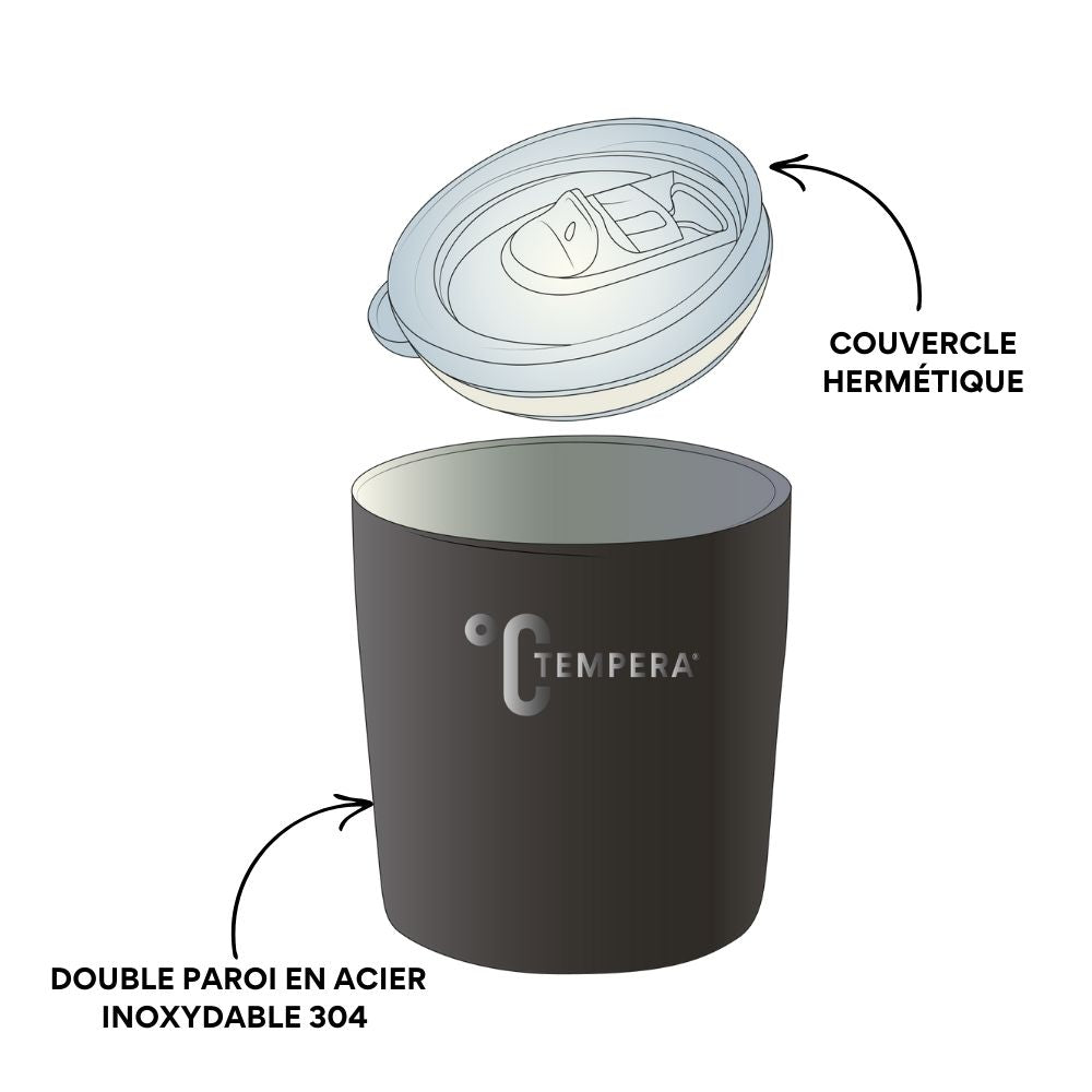 calebasse maté acier inoxydable tempera