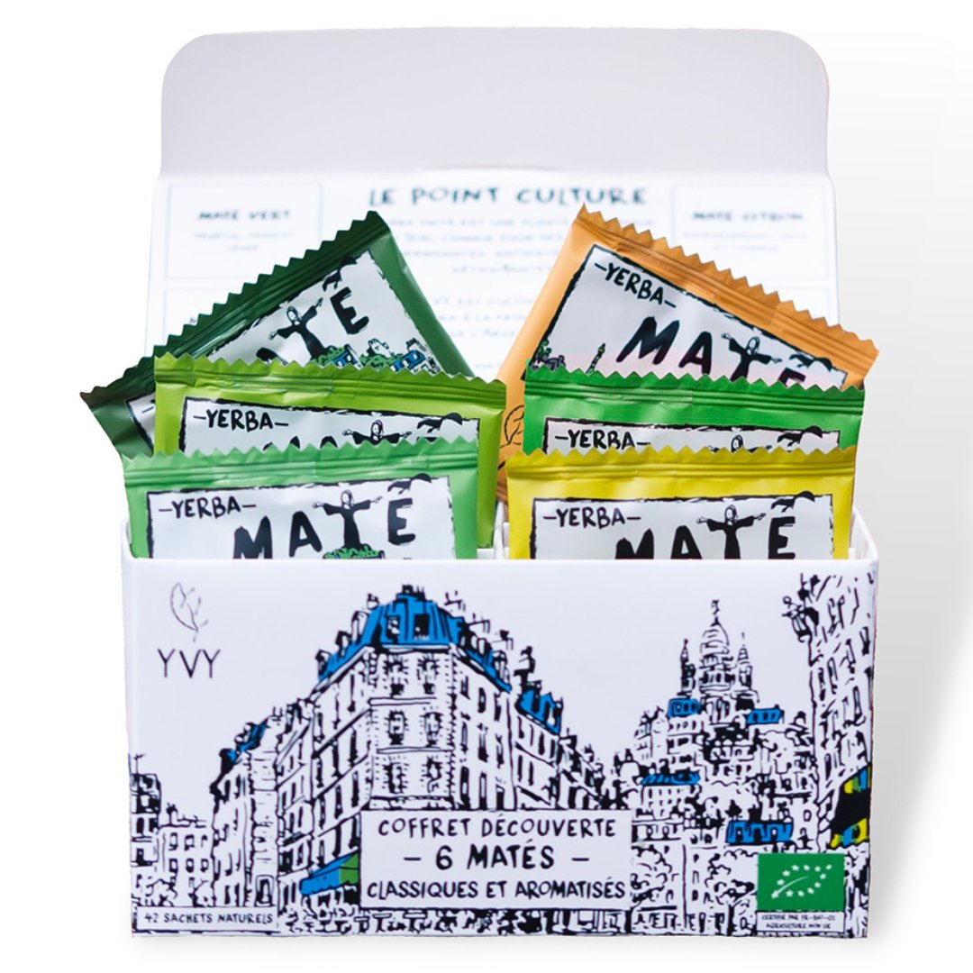 coffret maté sachet infusette yvy maté