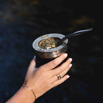 kit à maté impérial calebasse luxe