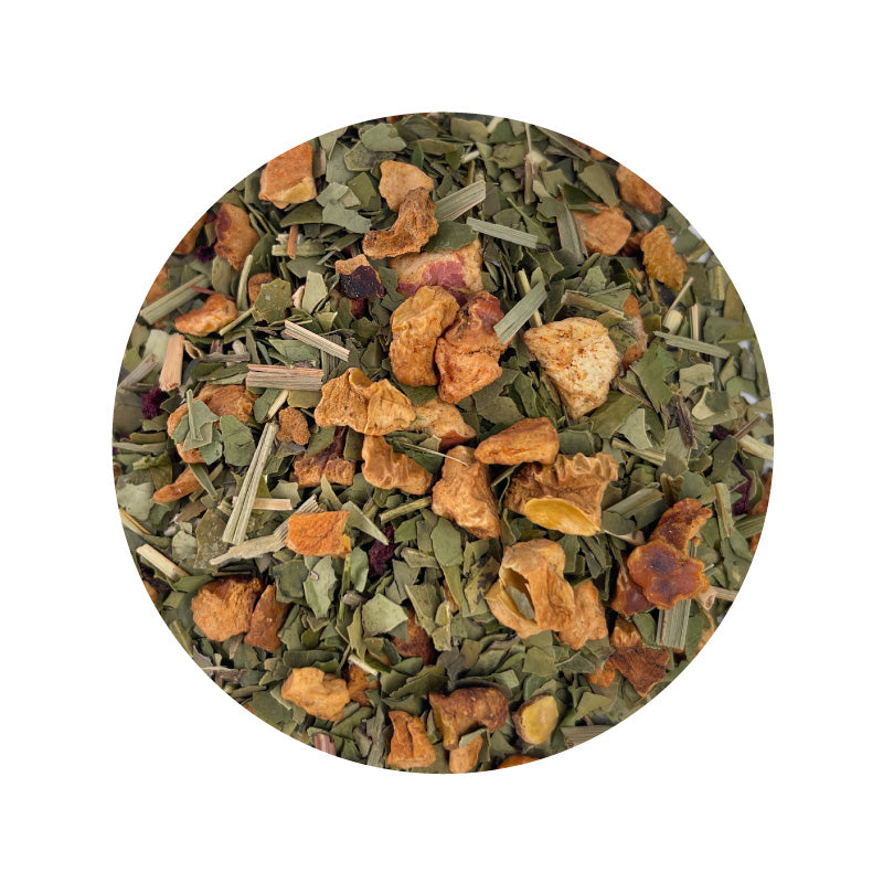 thé maté infusion pêche mangue annanas bio