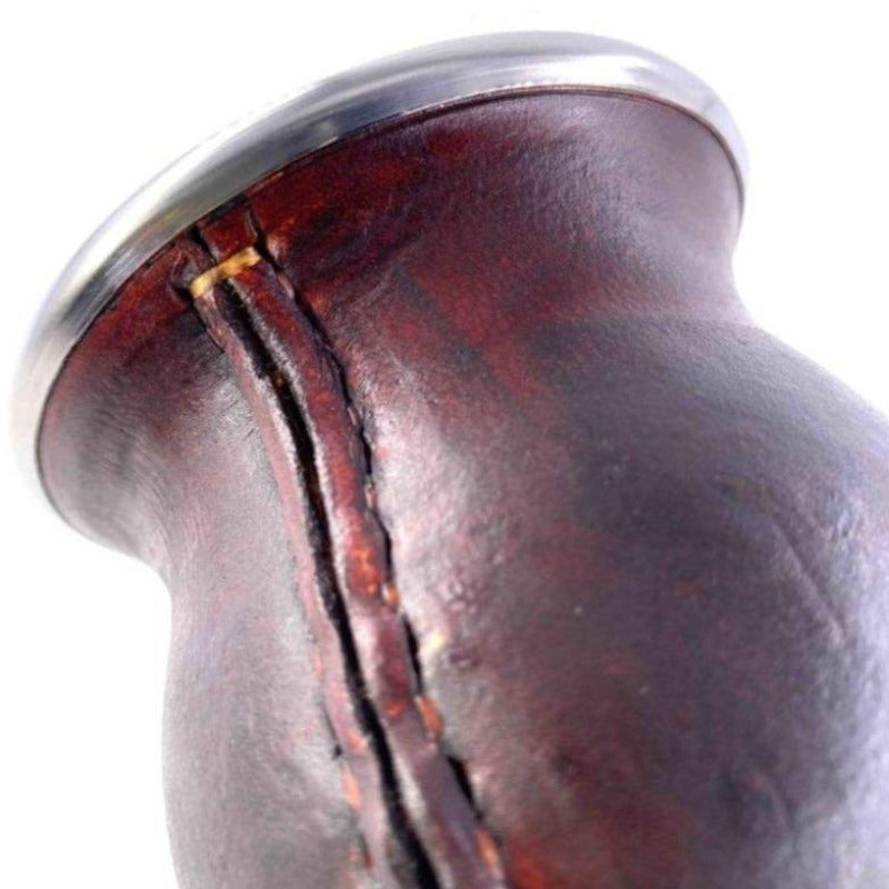 calebasse mate camionero alpaca ceramique yvy mate cuir