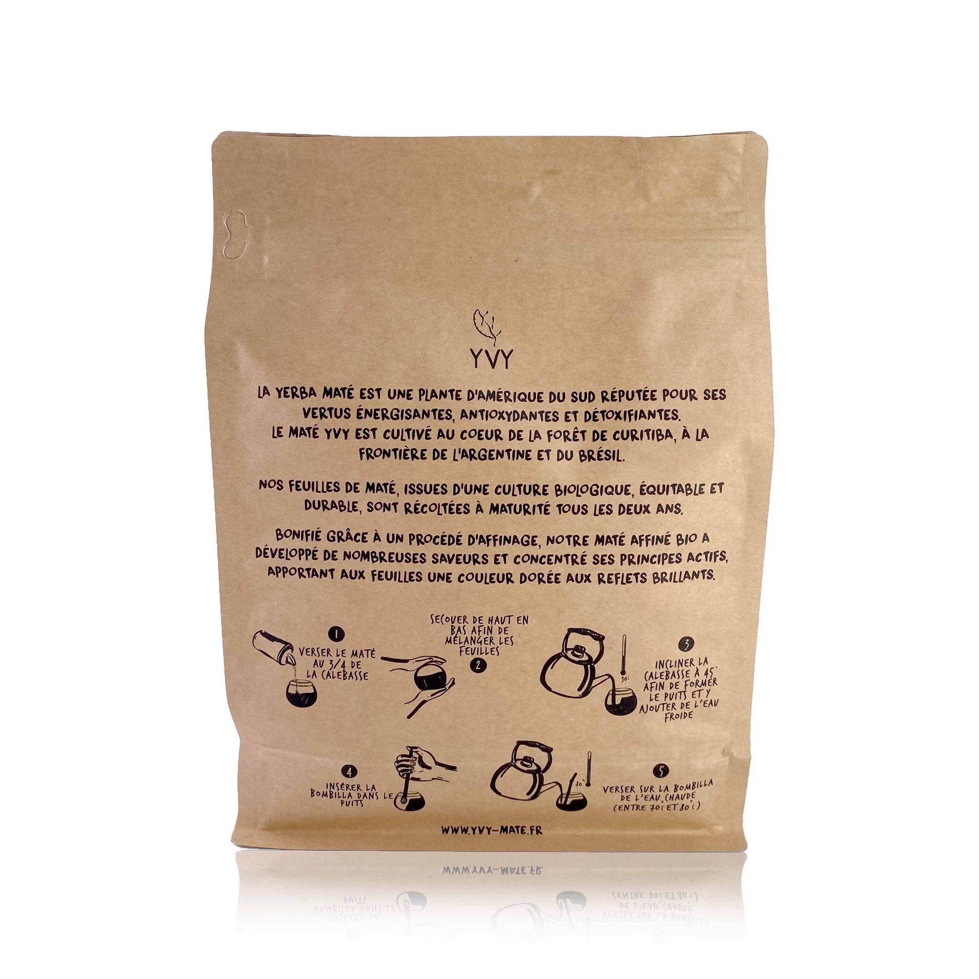 yerba maté biologique affiné