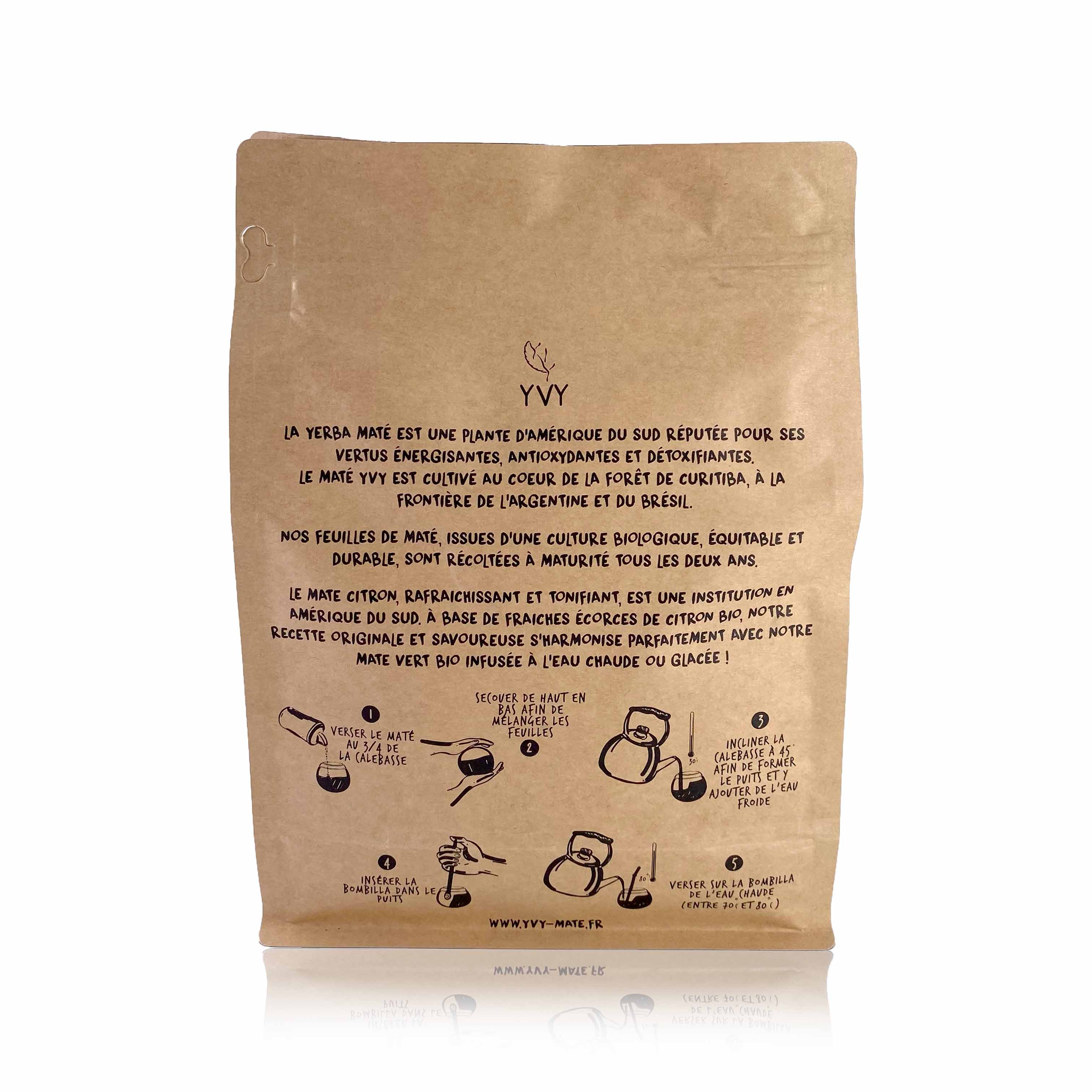 yerba maté citron bio