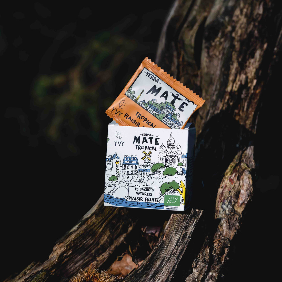 mate sachet infusette biodegradable yerba maté bio tropical yvy mate