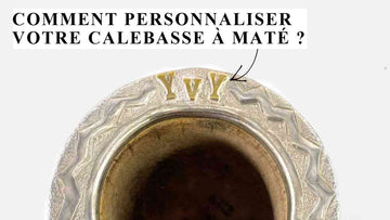 Personalisierte Bio Kalebasse von YVY Maté mit individueller Gravur