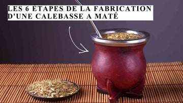 Wie eine Kalebasse für Mate Tee traditionell hergestellt wird