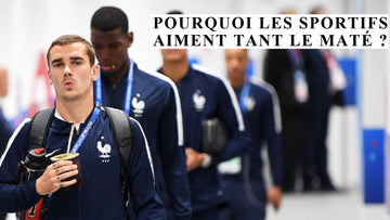 Antoine Griezmann trinkt Mate Tee, das Lieblingsgetränk vieler Fußballprofis