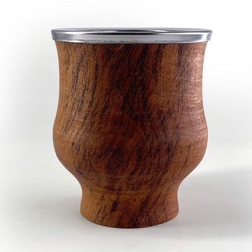 calebasse maté bois de caroubier artisanale argentine