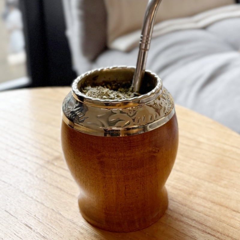 calebasse mate torpedo ciselee caroubier