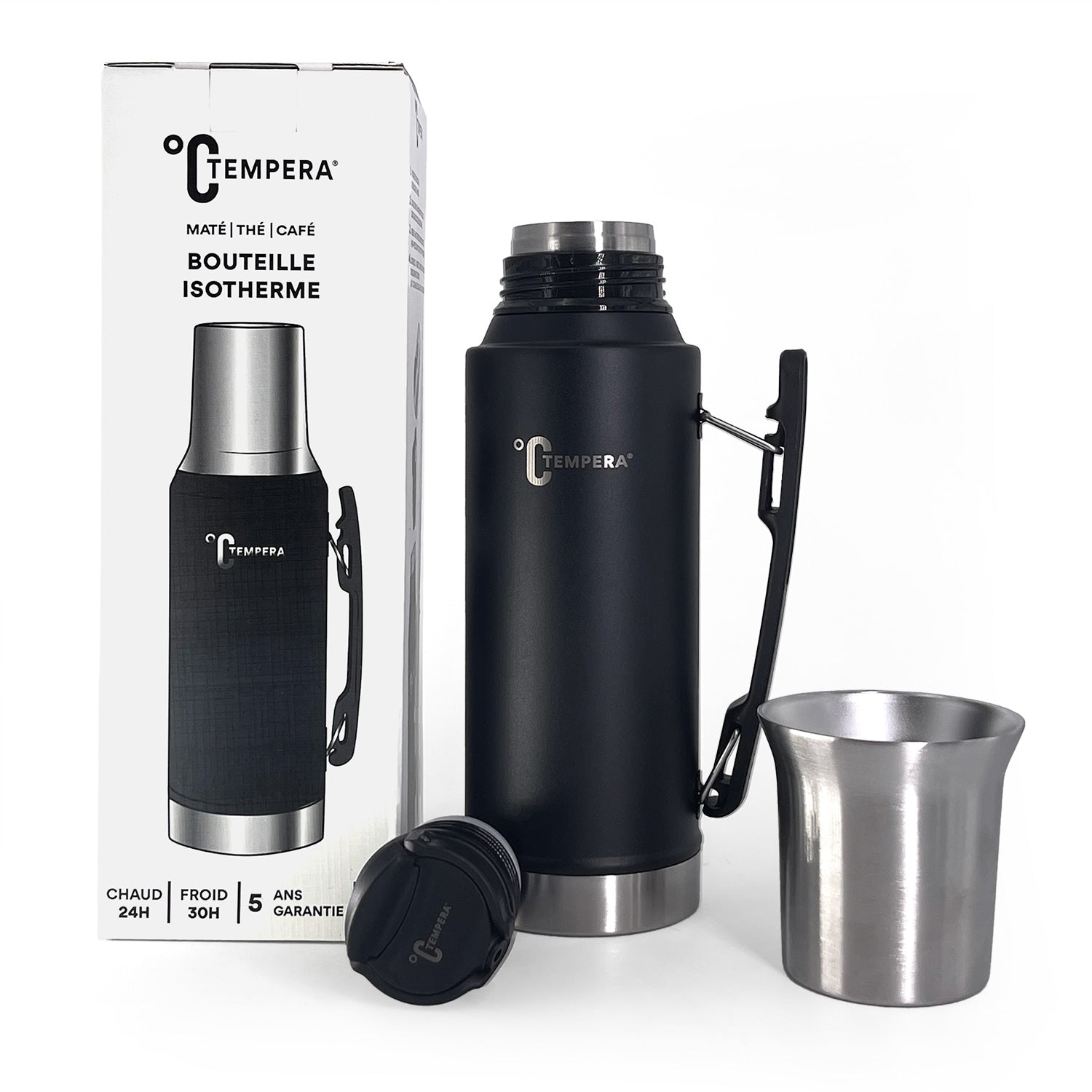 thermos à maté, bec verseur calebasse bouchon 