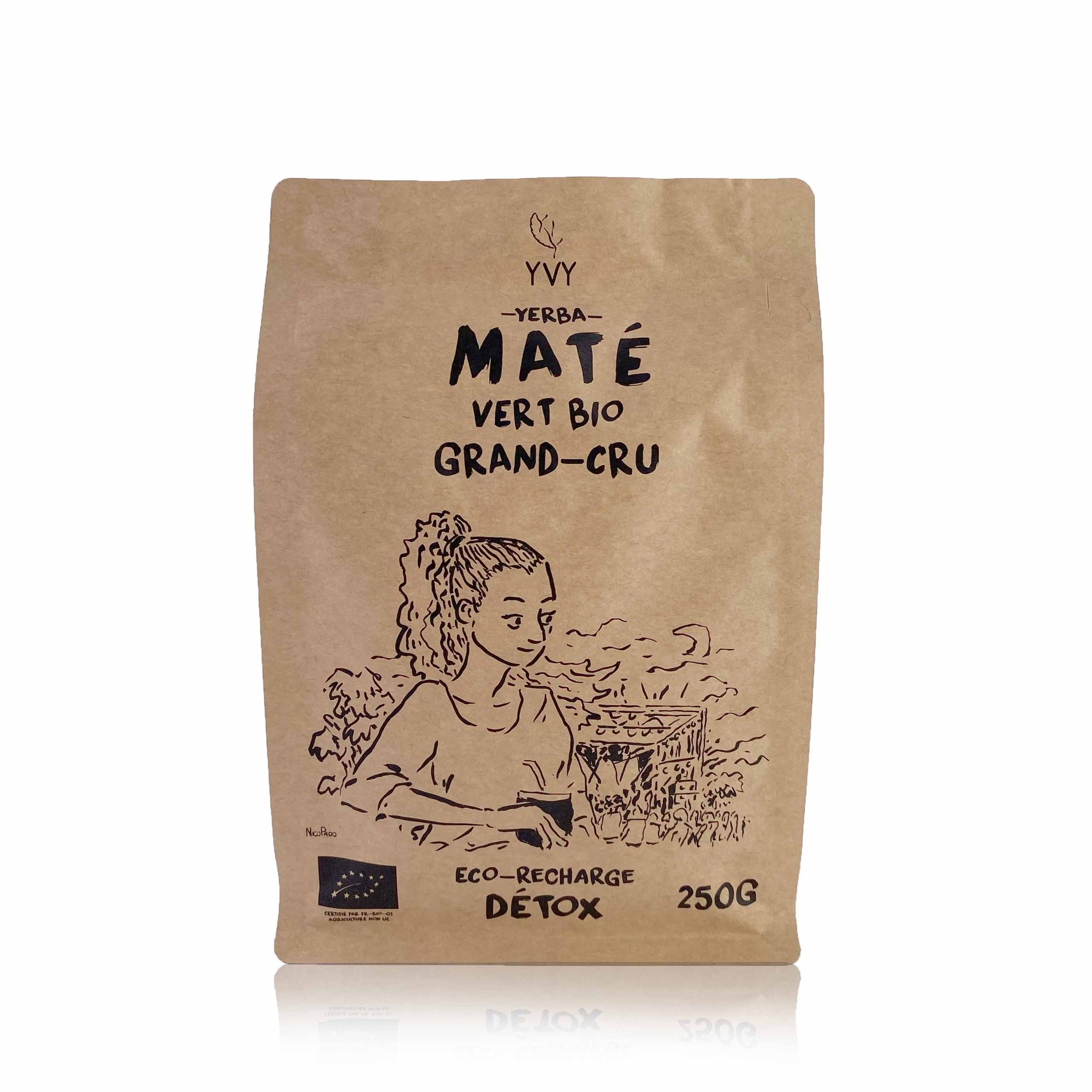 Maté Vert Bio - Eco recharge 250g